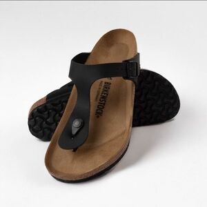 Birkenstock Womens Black Sandals - Gizeh 40